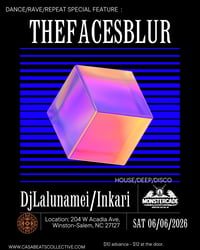 06/06/26 - DANCE / RAVE / REPEAT ft. DJs thefacesblur, Inkari & Lalunamei 