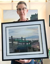 Image 4 of framed HOLD ME CLOSE, DON'T EVER LET GO 4 (ltd edition giclée print)