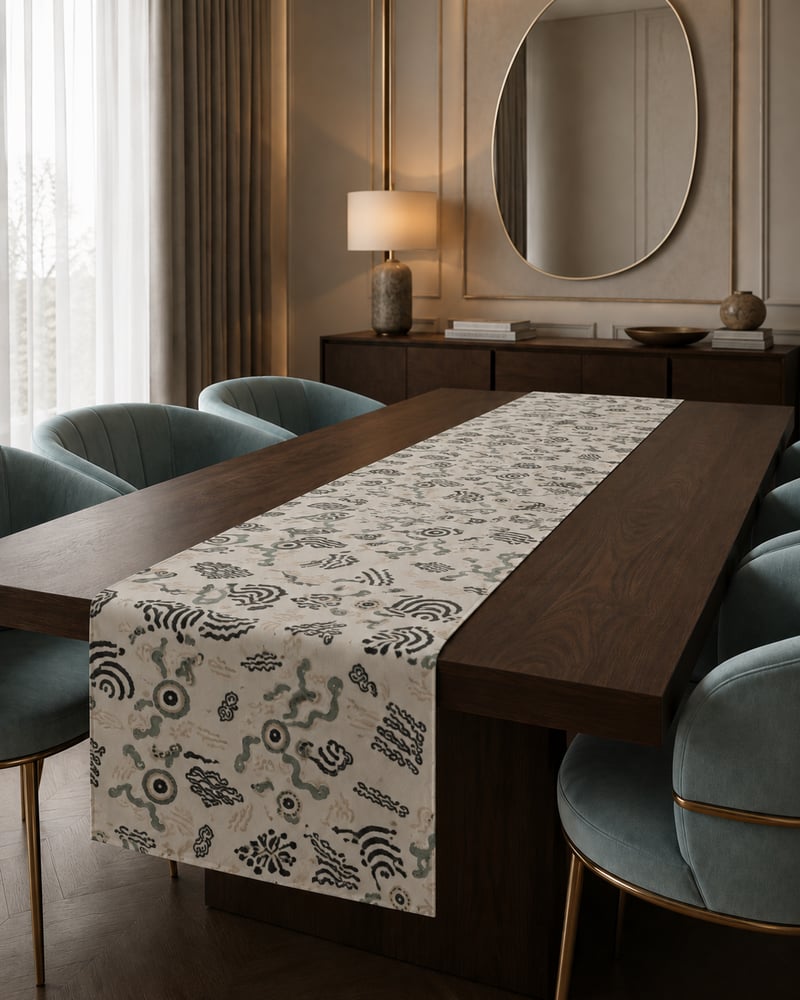 Image of Table Runner | Collection Ritual - Quiet Moss 