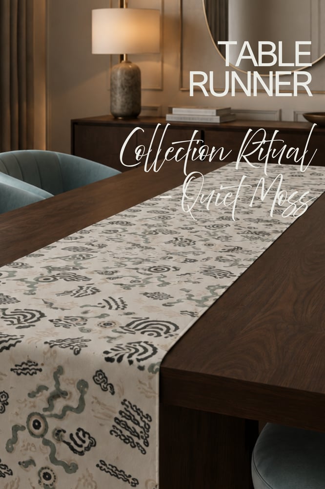 Image of Table Runner | Collection Ritual - Quiet Moss 