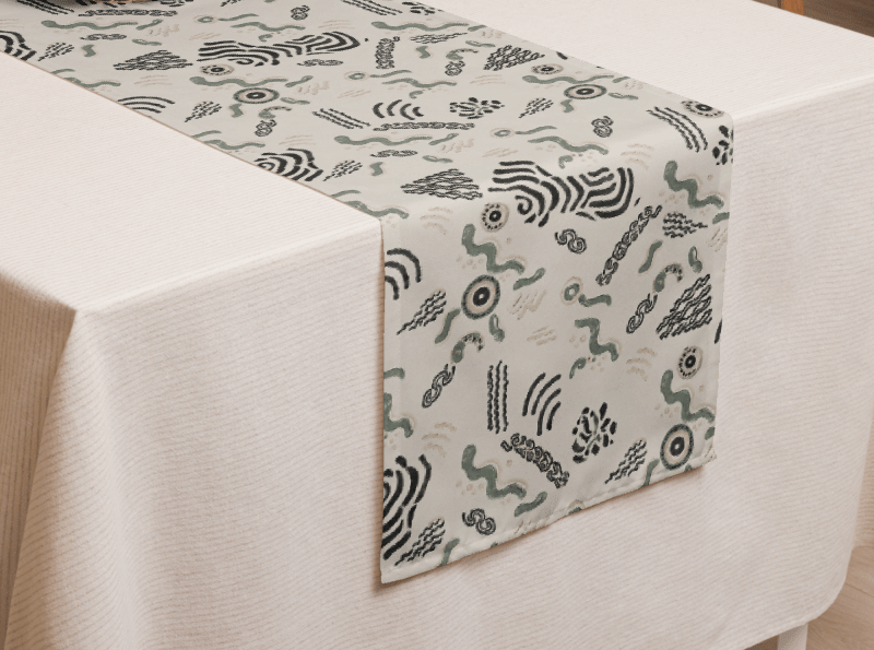 Image of Table Runner | Collection Ritual - Quiet Moss 