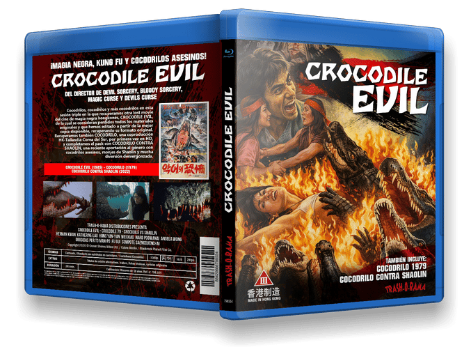Image of CROCODILE EVIL + COCODRILO CONTRA SHAOLIN + COCODRILO 79