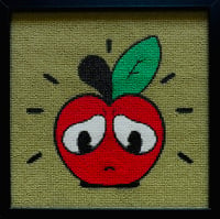 Sad Apple - Perle sur toile