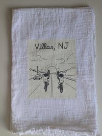 Villas Wheelies Tea Towel