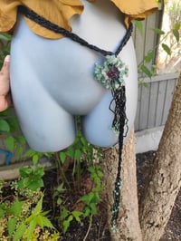 Image 1 of Tia Beaded Belt / necklace - with semi precious stones -JADE