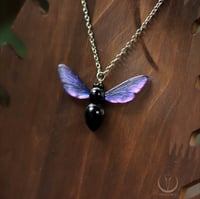 Image 6 of Crystal Bee necklace 