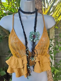 Image 3 of Tia Beaded Belt / necklace - with semi precious stones -JADE