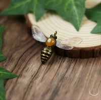 Image 3 of Crystal Bee necklace - small