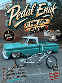 Pedal Enuf Bike show Pre-registration 