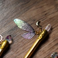 Image 5 of Crystal hair pin with fairy wings
