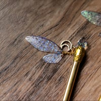 Image 4 of Crystal hair pin with fairy wings