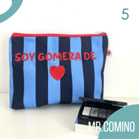 Image 3 of  neceser bordado Soy gomera de corazón
