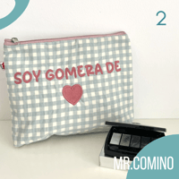 Image 4 of  neceser bordado Soy gomera de corazón