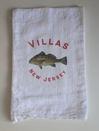 Villas Drum Fish Tea Towel