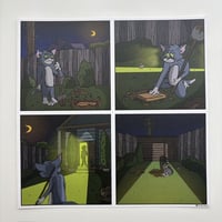 Image 2 of Tom Buries Jerry - Digital Print [W/ Sticker Bundle]