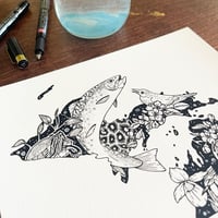 Image 5 of Smitten, fine art print (8x10 and 11x14)