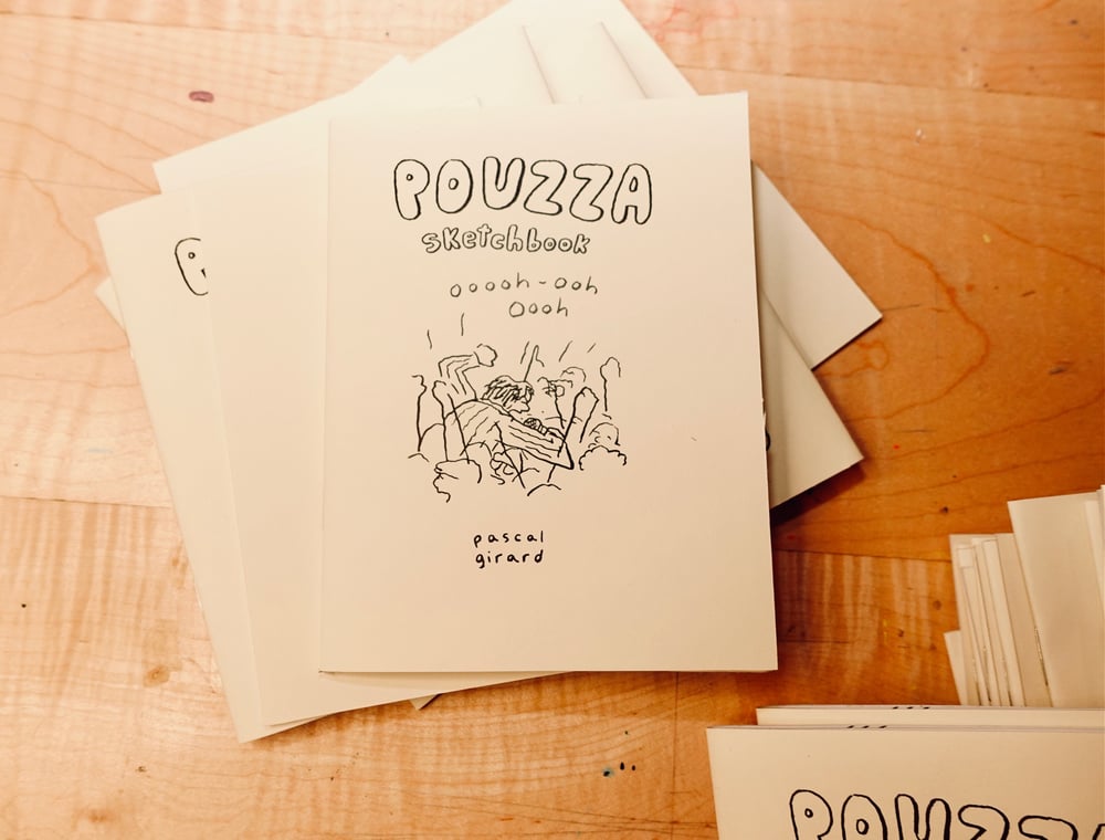 Image de Zine " Pouzza Sketchbook " Zine par Pascal Girard