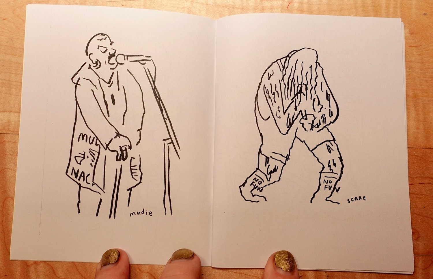 Image of Zine " Pouzza Sketchbook " Zine par Pascal Girard