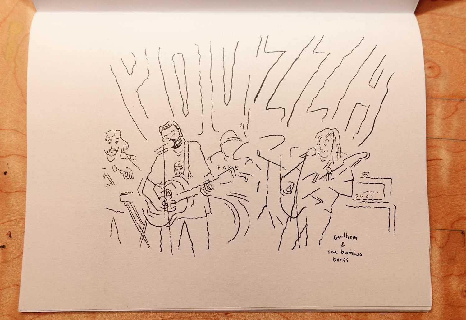 Image of Zine " Pouzza Sketchbook " Zine par Pascal Girard