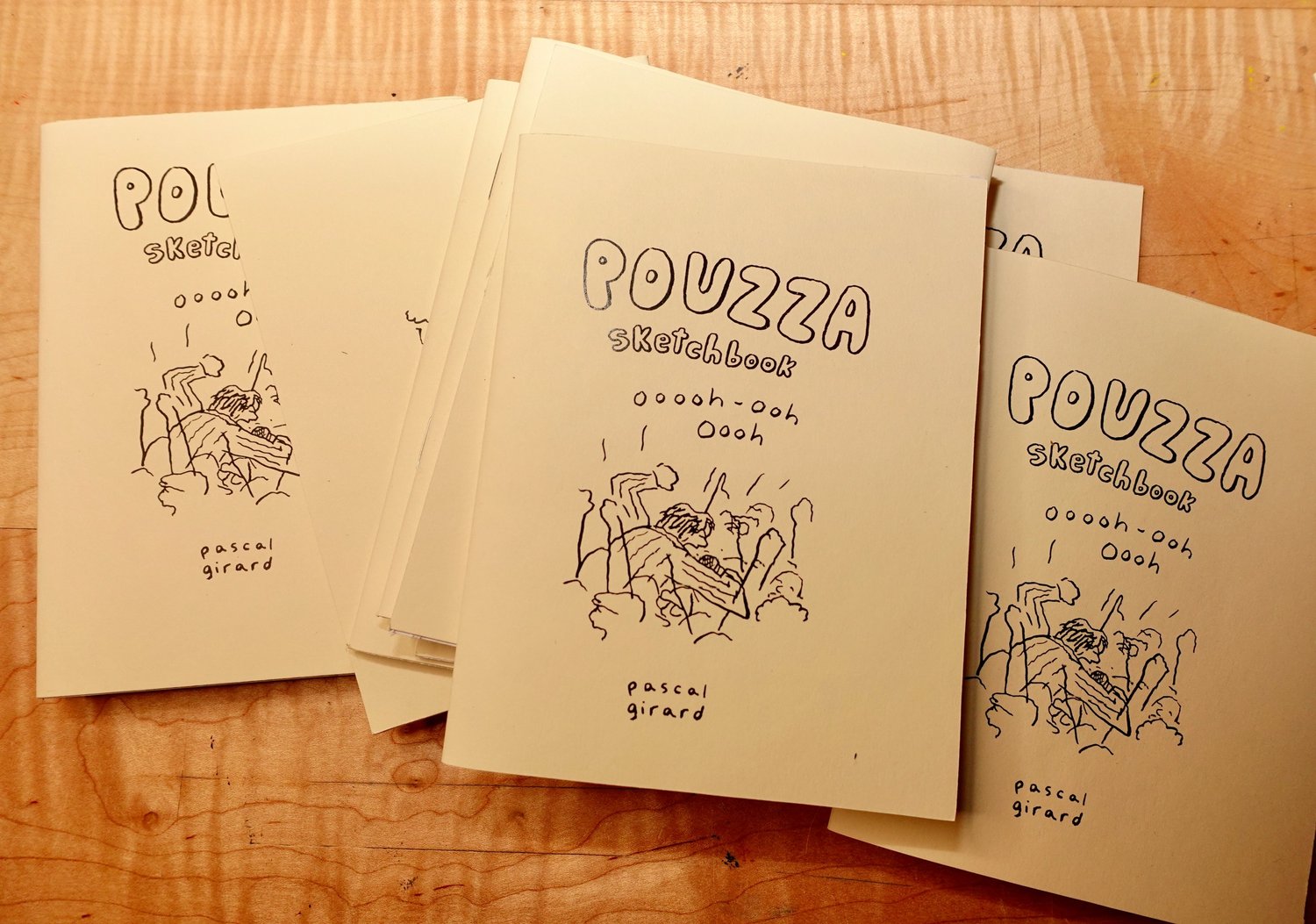 Image of Zine " Pouzza Sketchbook " Zine par Pascal Girard