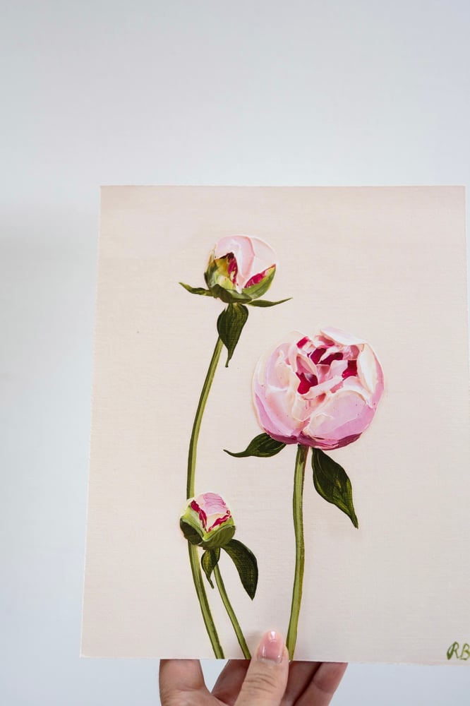 Image of Sarah Bernhardt Peony Giclée Print