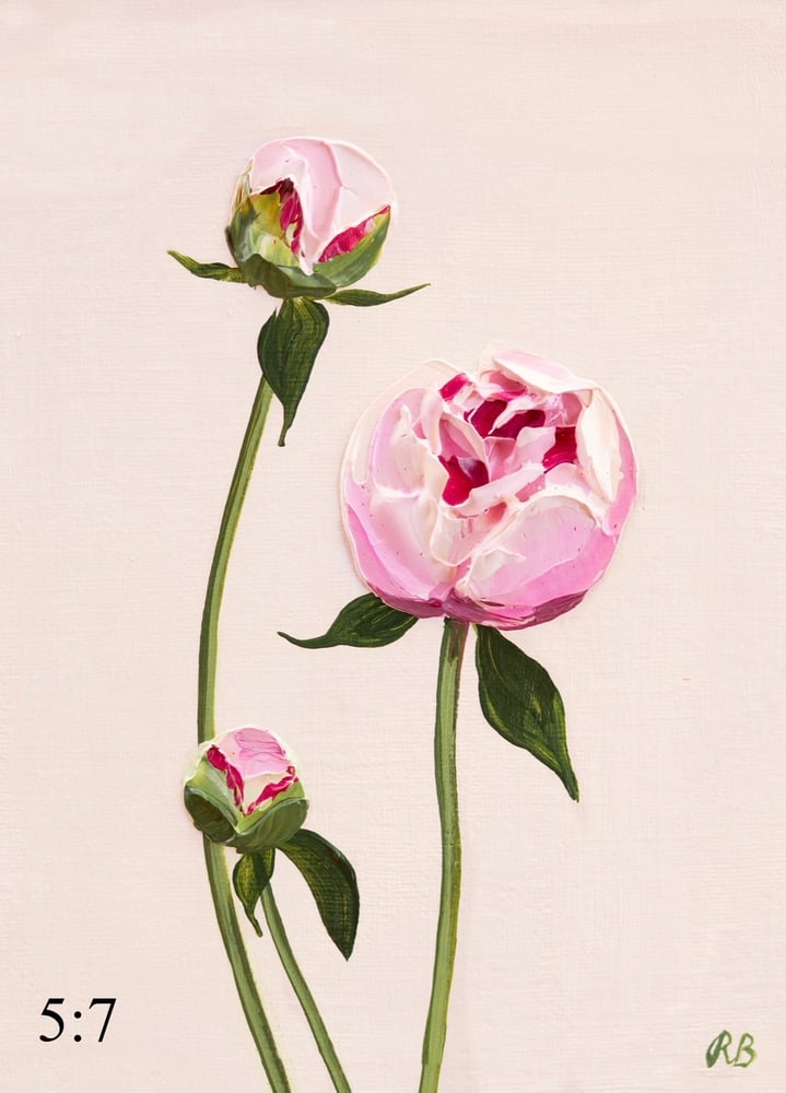 Image of Sarah Bernhardt Peony Giclée Print
