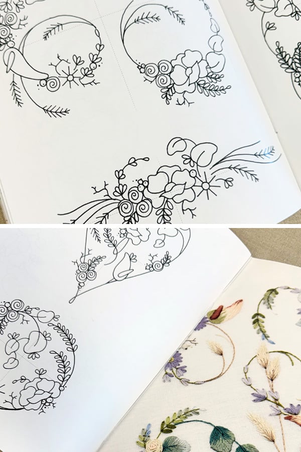 Mary Corbet's Needle 'n Thread — Bouquet Letters by Elisabetta Sforza