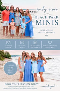 Image 1 of Rocky River Beach Park Minis -RETAINER PAYMENT