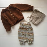 Image 2 of merino wool high shorts.