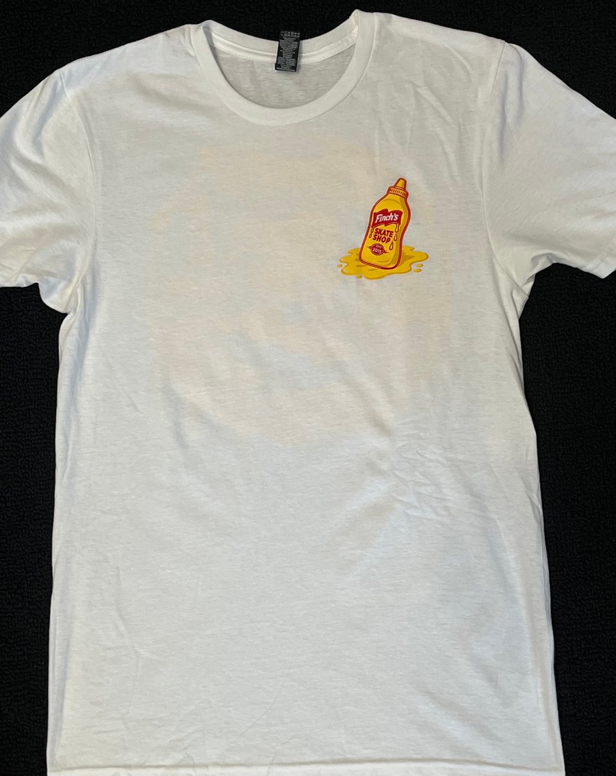 Image of Finchs Mustard logo  Shop Tee (White)
