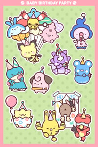 Baby Sticker Sheet