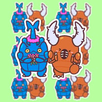 Bug Couple Vinyl Sticker