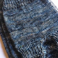 Image 2 of Merino wool high shorts in blues