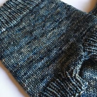 Image 3 of Merino wool high shorts in blues