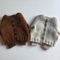 Image 2 of wool blend cardigan 0-3m