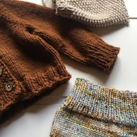 Image 3 of wool blend cardigan 0-3m