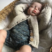 Image 4 of wool blend cardigan 0-3m