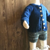 Image 4 of wool blend cardigan 3-6m