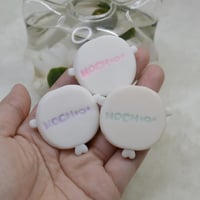 Image 4 of Fluffy Cloud Moch•o• Whale Worry Stone (PRE-ORDER)