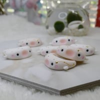 Image 5 of Fluffy Cloud Moch•o• Whale Worry Stone (PRE-ORDER)