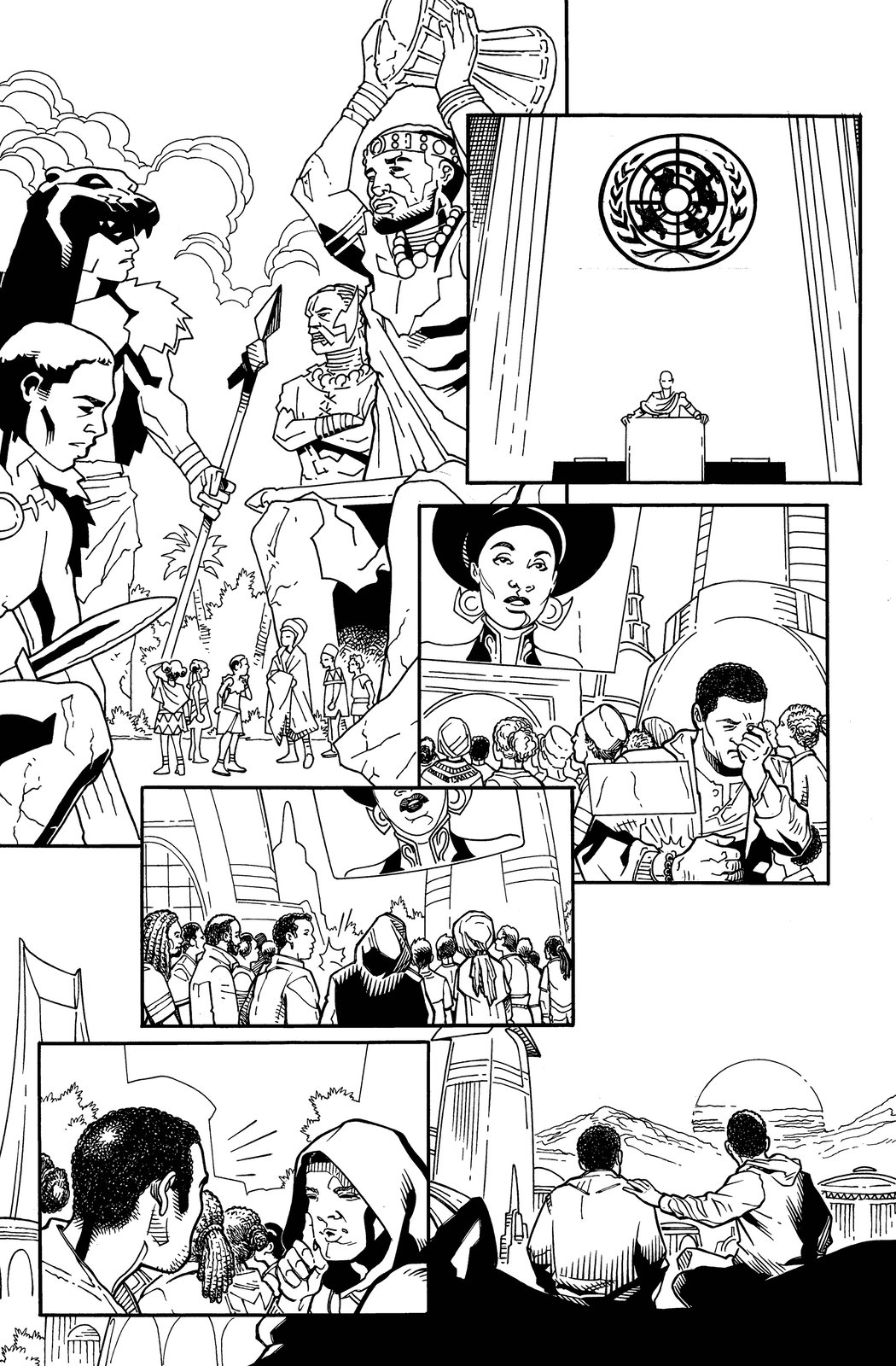 Image of Black Panther 60th Ann. pg12.