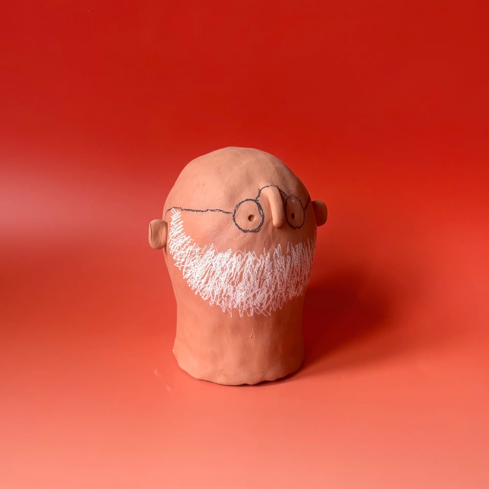 Image of Terracotta Beardy guy 