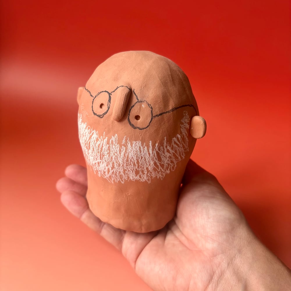 Image of Terracotta Beardy guy 