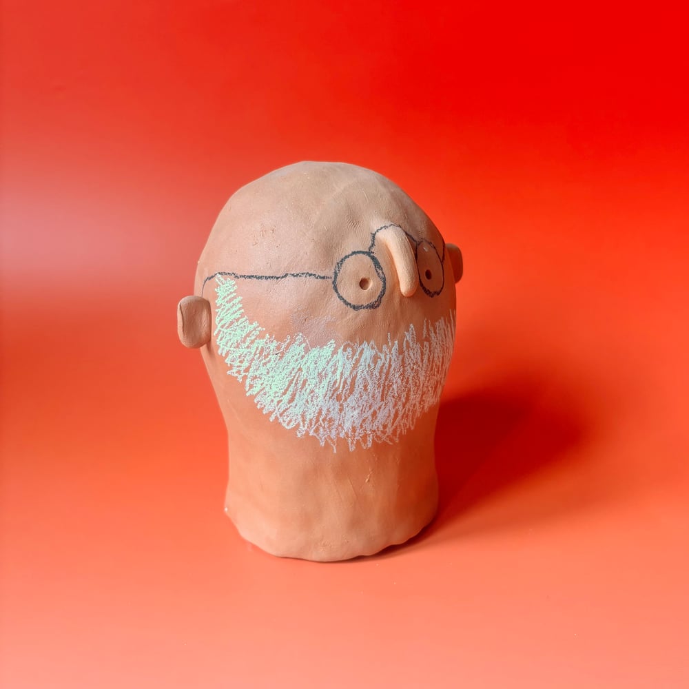Image of Terracotta Beardy guy 