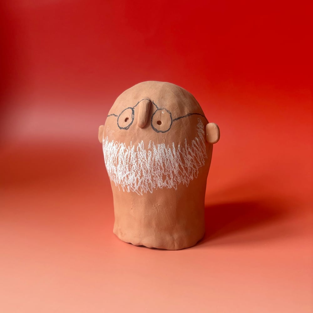 Image of Terracotta Beardy guy 