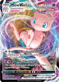 Mew VMAX - SWSH08: Fusion Strike - Near Mint