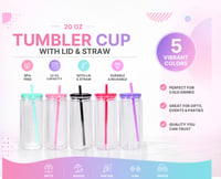 20oz Acrylic Tumblers