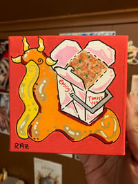 Take-Out Box Snail Painting