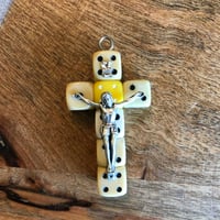 Image 2 of Lousy Crucifix -  handmade dice crucifix 