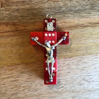 Image 7 of Lousy Crucifix -  handmade dice crucifix 